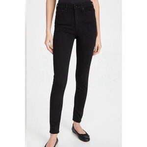 Rag & Bone Nina High Rise Skinny‎ Black Jeans Women Size 24